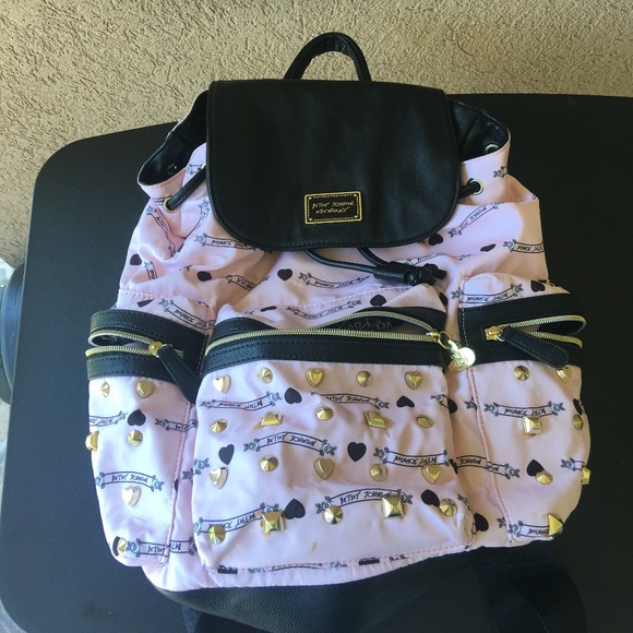 Betsey Johnson Handbags - Betsey Johnson Backpack with Studs